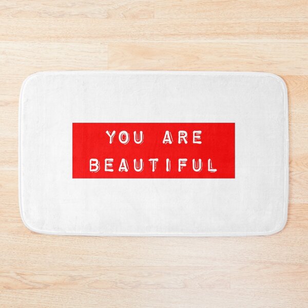 Item preview, Minimalist You are Beautiful Uplifting Inspirational Message designed and sold by PincGeneral.