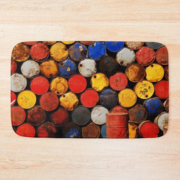 Item preview, Gasoline Rusty Tin Cans Pattern designed and sold by Anna Lemos.