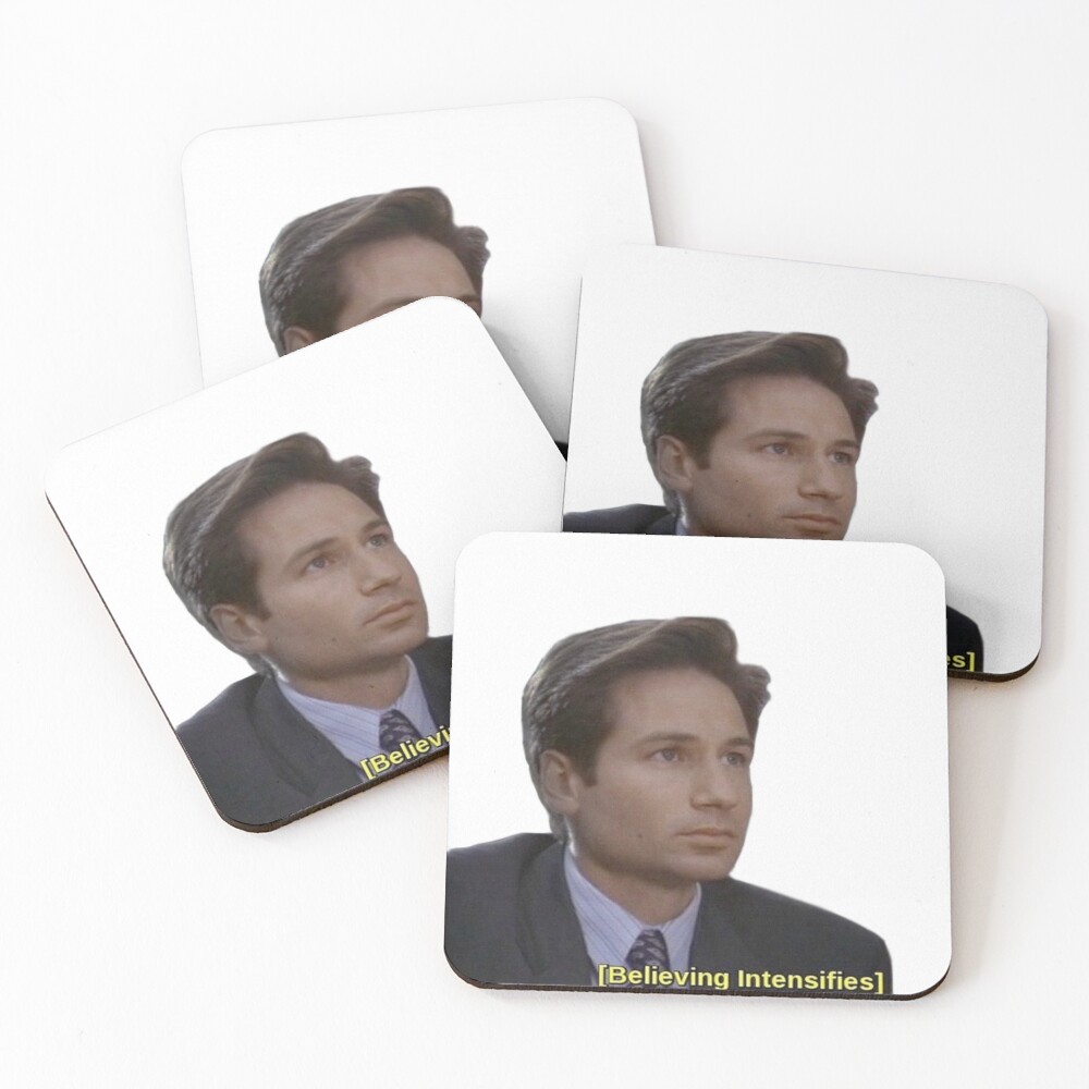 Believing Intensifies Coasters (Set of 4)