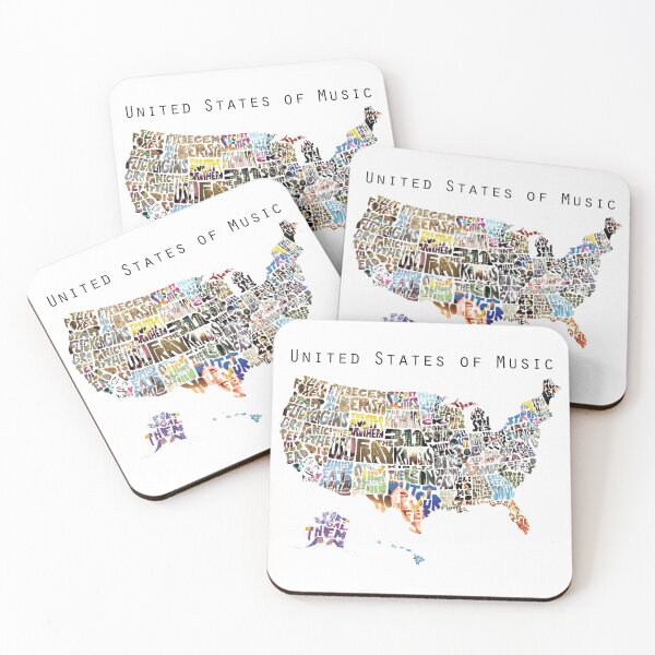 Item preview, United States of Music designed and sold by gnarlynicole.