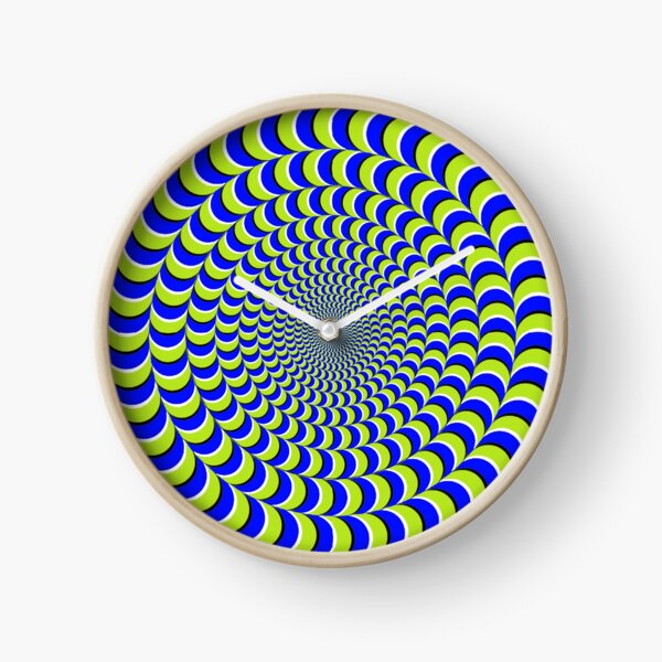 Optical #Art: Moving #Pattern #Illusion - #OpArt  Clock
