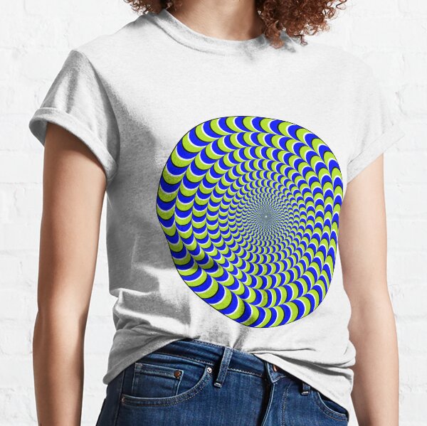 Optical #Art: Moving #Pattern #Illusion - #OpArt Classic T-Shirt