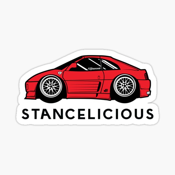 Stancelicious F348 - Red Sticker