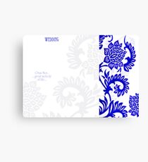 Invite Design Canvas Print