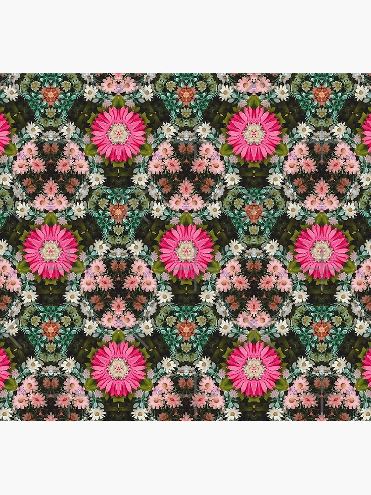 Flower Patch Photo Kaleidoscope Pattern by patternsoup