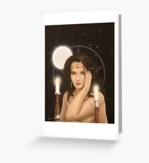 Moon Priestess Greeting Card