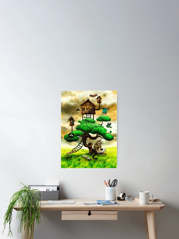 Thumbnail 2 of 3, Poster, Magic Tree designed and sold by AnnaShell.