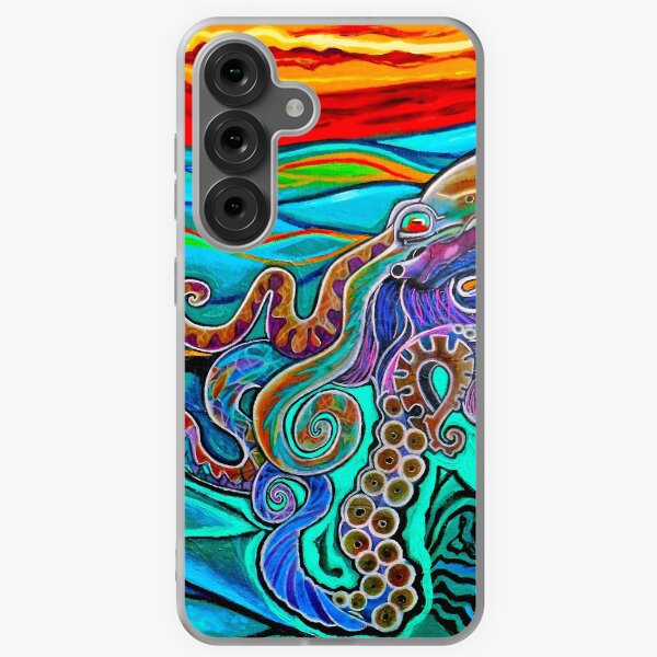 Item preview, Octopus At Sunset designed and sold by Genevieve Esson.
