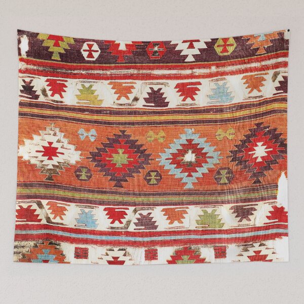 Item preview, Konya Central Anatolian Kilim Print designed and sold by Vicky Brago-Mitchell®.