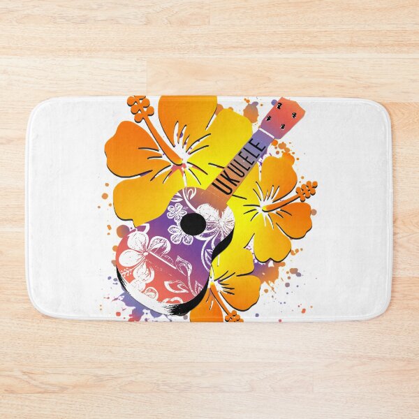 Item preview, UKULELE GOLDEN HIBISCUS designed and sold by matai-anuanua.