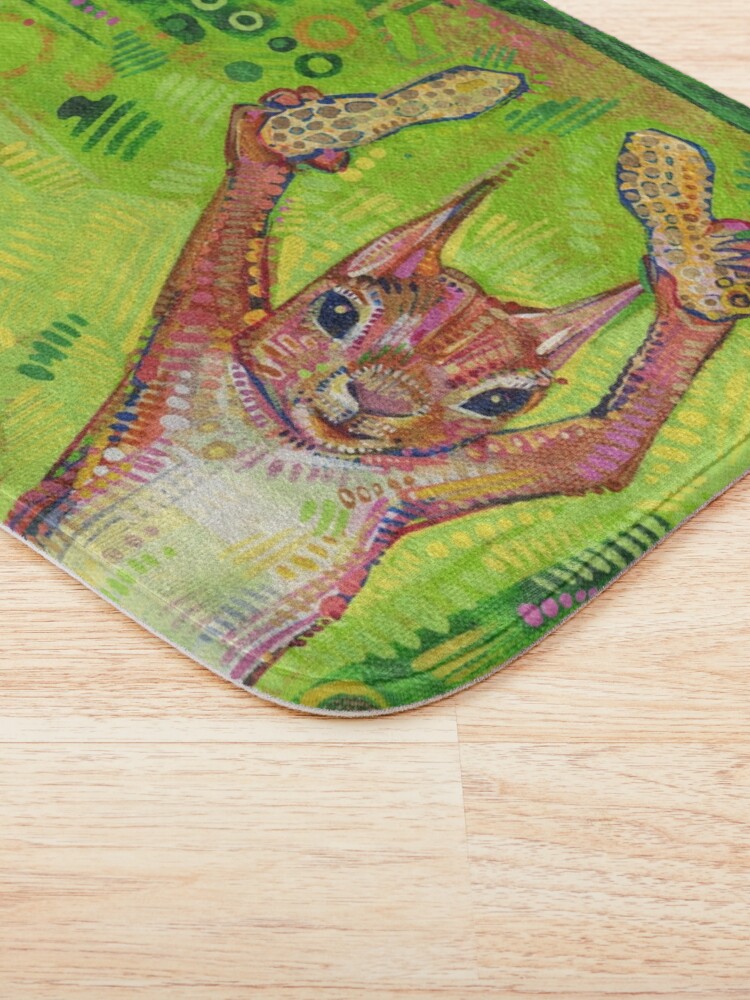 Alternate view of Nuts painting - 2014 Bath Mat