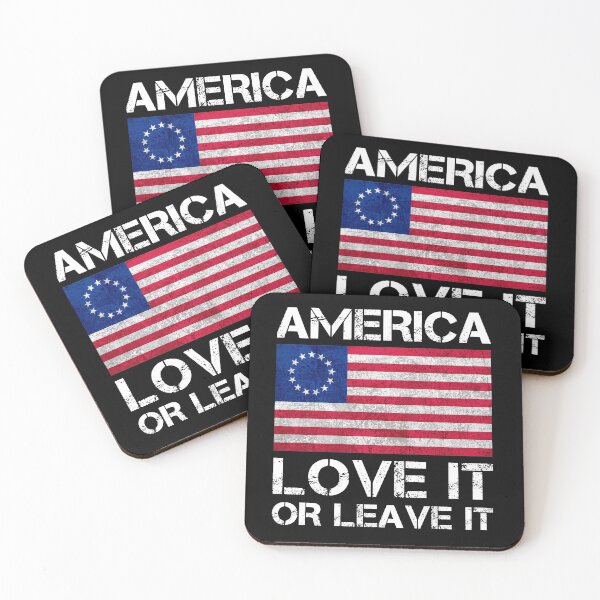 Item preview, Betsy Ross Flag America Love It or Leave it designed and sold by T-shirt For You.