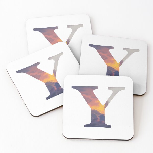 Item preview, Y Initial Sunset | Letters designed and sold by ArtbyAbbyLamdan.