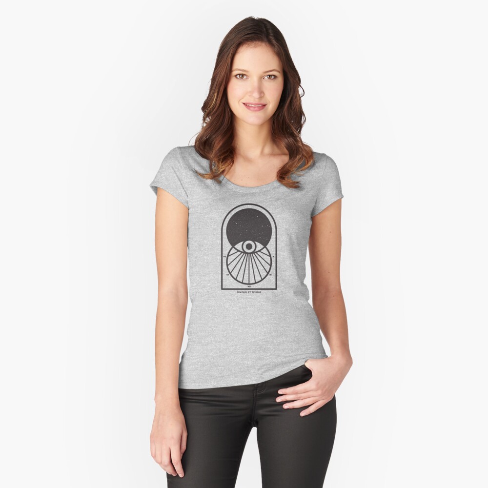Item preview, Fitted Scoop T-Shirt designed and sold by thepapercrane.