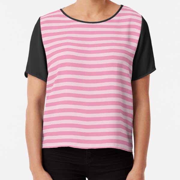 Miss Striped T Shirts Redbubble - white and pink striped t shirt with black sleeves roblox