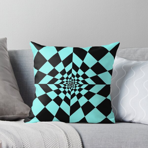 Item preview, Neon Blue and Black Op Art designed and sold by GingerEccentric.