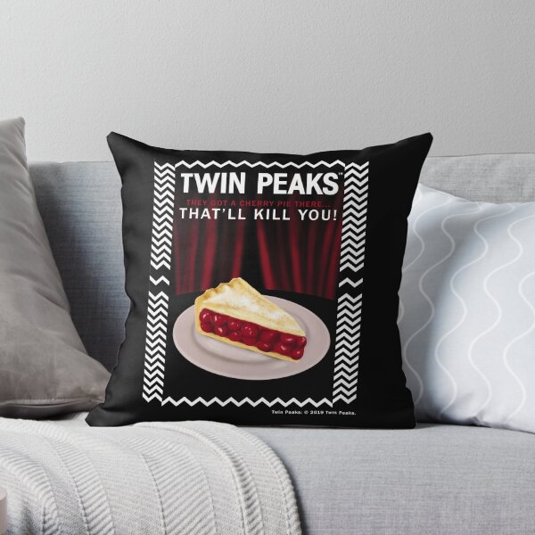 Twin Peaks Throw Pillow