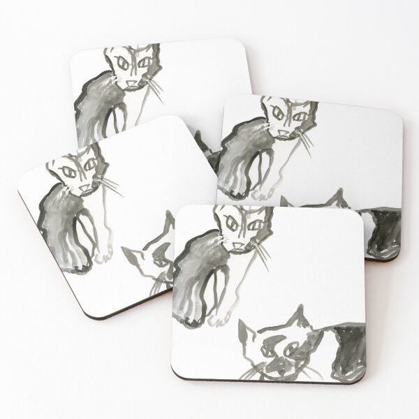 Item preview, Young Astonished Cats designed and sold by Gabriele Maurus.