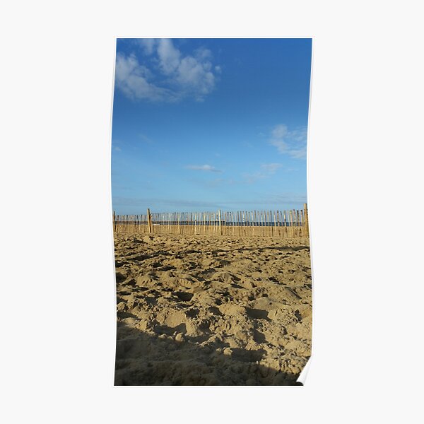 Low Angle Beach Poster