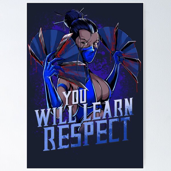 E esse poster da Kitana baseado no - Arquivo Mortal Kombat