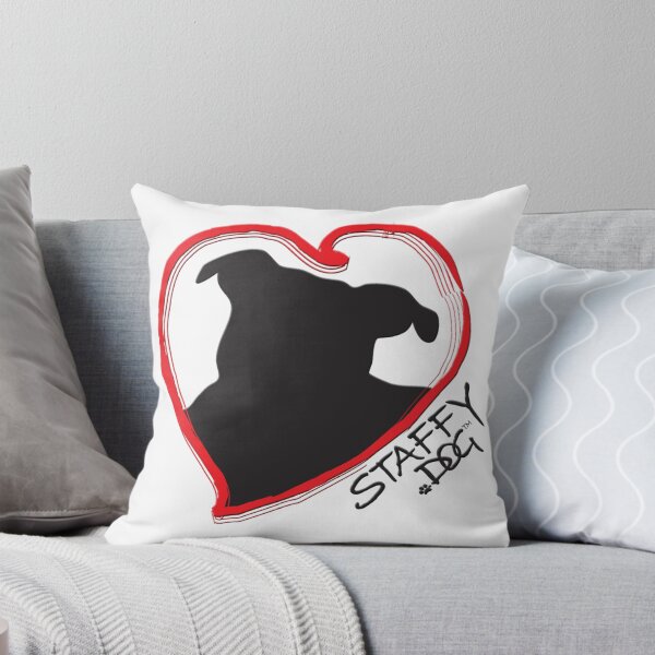 Item preview, Staffy Dog in My Heart designed and sold by amanda metalcat dodds.
