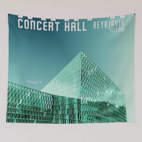 Item preview, Reykjavik's Harpa Concert Hall designed and sold by WiseLikeStudios.