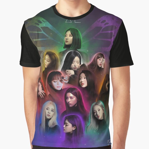LOONA 이달의 소녀 Fanart - BUTTERFLY (Kpop) Graphic T-Shirt