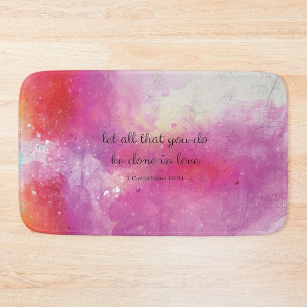 Item preview, let all that you do be done in love, 1 Corinthians 16:54 designed and sold by StudioCitrine.
