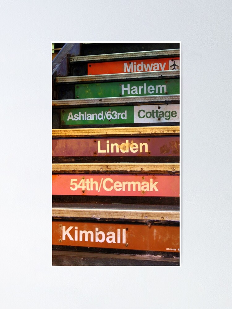 Alternate view of Chicago Loop Poster