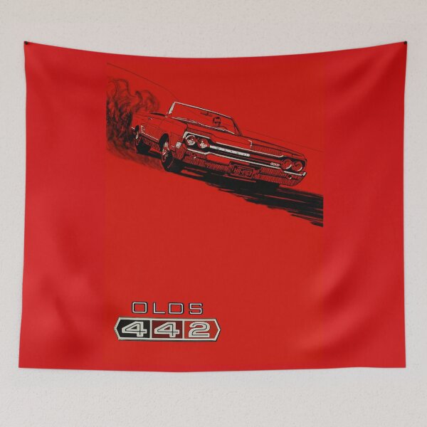 Item preview, 1964 Oldsmobile 442 poster reproduction designed and sold by htrdesigns.