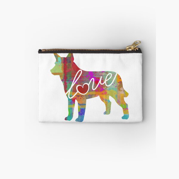Item preview, Australian Cattle Dog Love - A Bright and Colorful Watercolor Style Gift designed and sold by traciwithani.