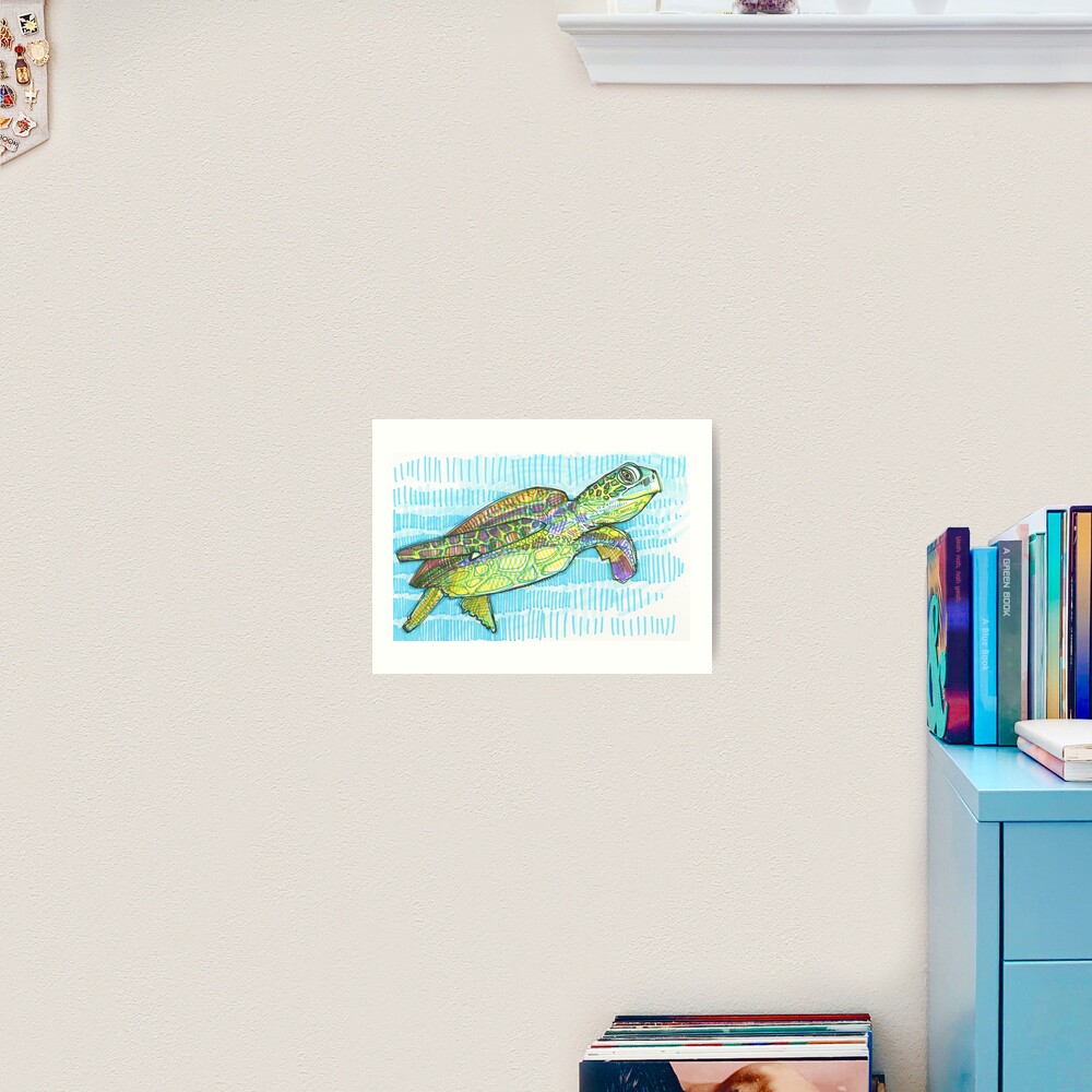 Sea Turtle Drawing - 2015 Art Print