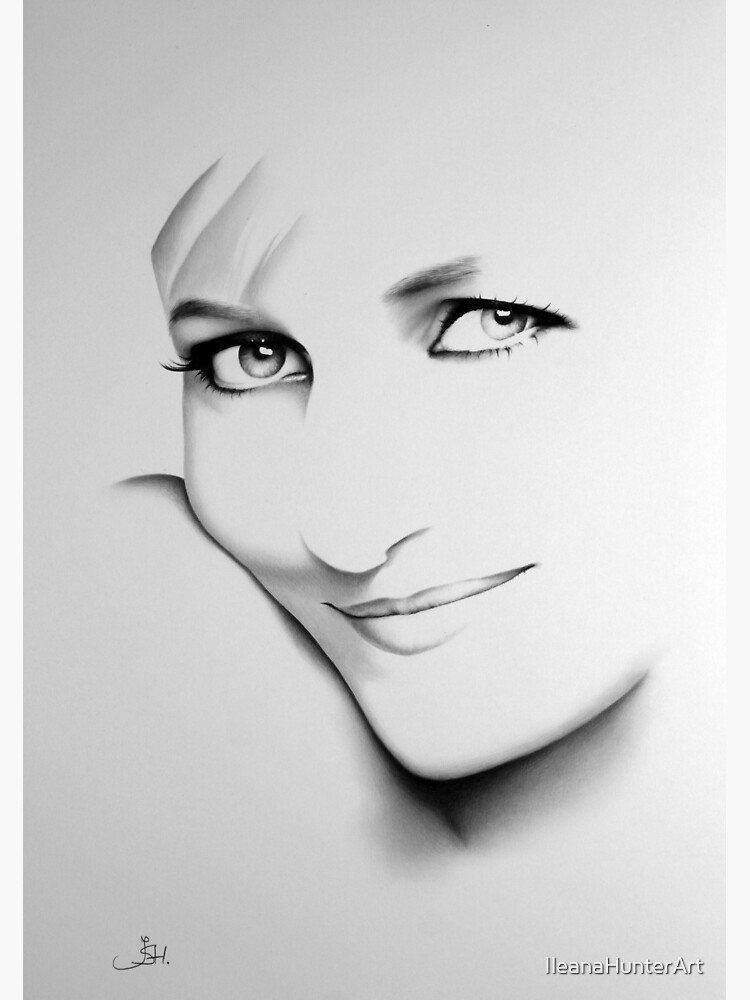 Princess Diana Minimal Portrait