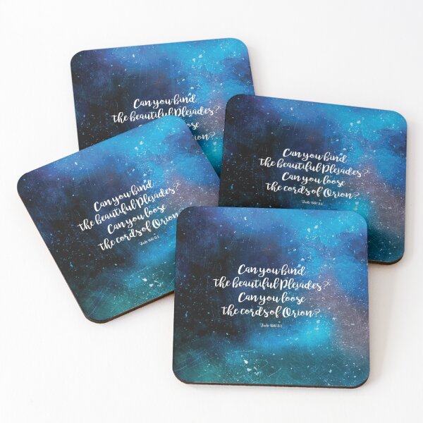 Item preview, Can you bind the beautiful Pleiades? Can you loose the cords of Orion? Job 38:31 designed and sold by StudioCitrine.