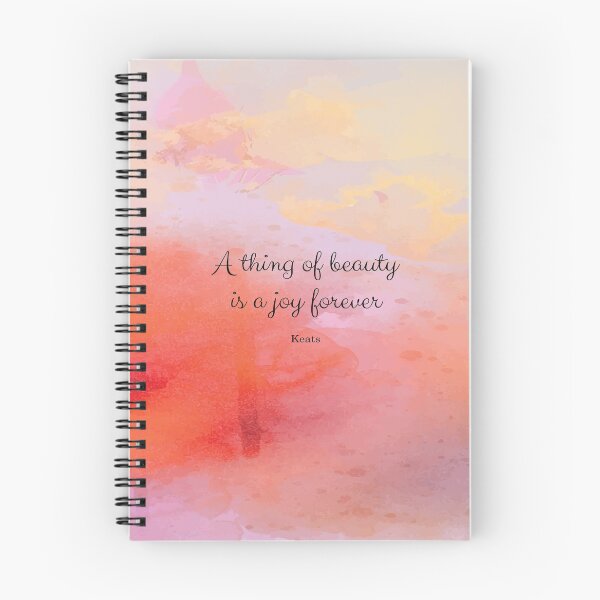 Item preview, A thing of beauty is a joy forever. Keats designed and sold by StudioCitrine.