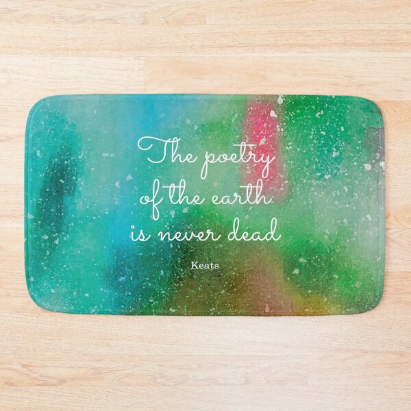 Item preview, The poetry of the earth is never dead, Keats designed and sold by StudioCitrine.