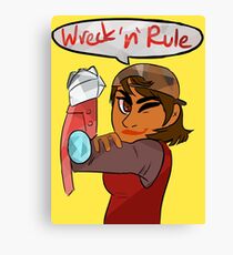 Verity - Wreck 'n' Rule Canvas Print
