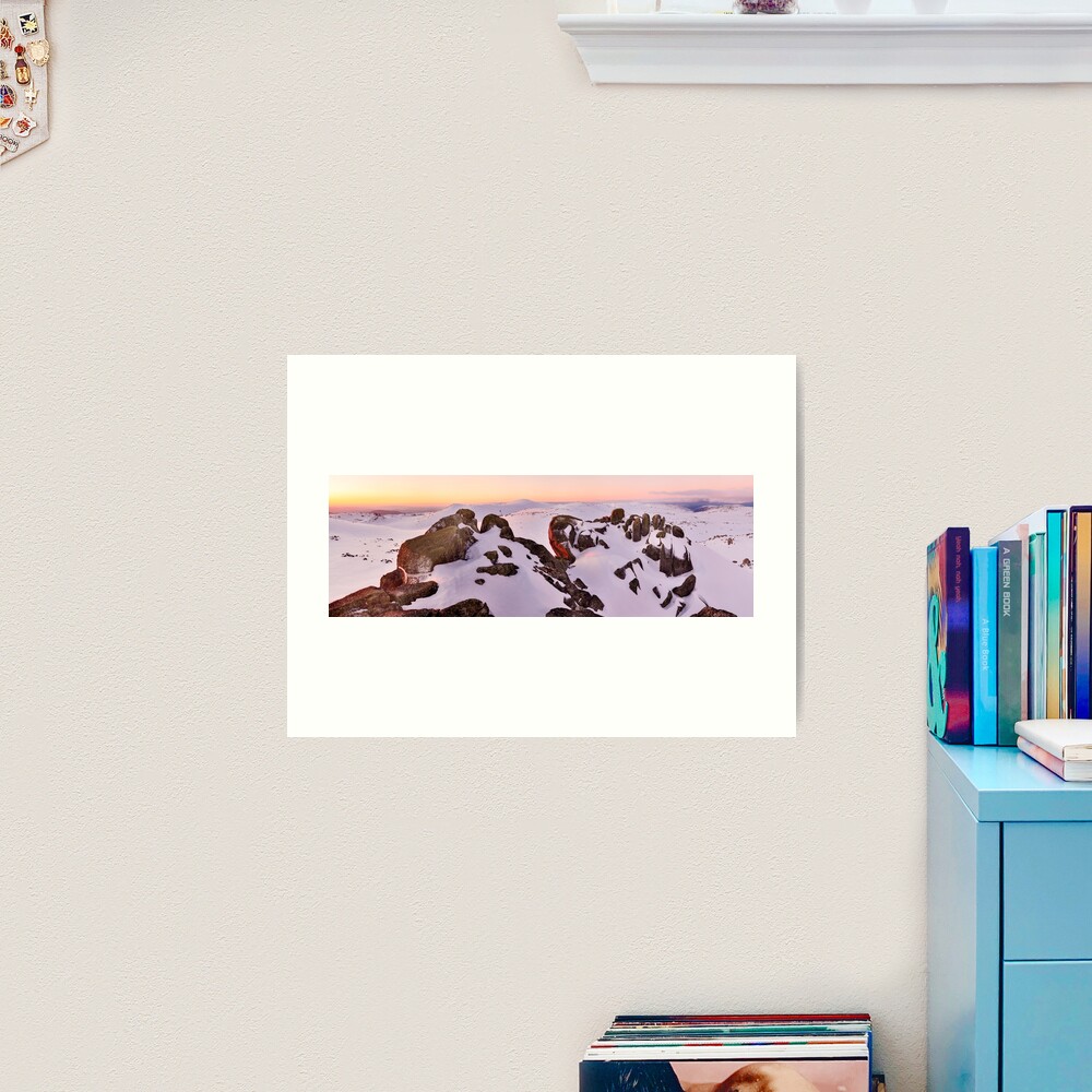 Summit from North Rams Head, Mt Kosciuszko, New South Wales, Australia Art Print