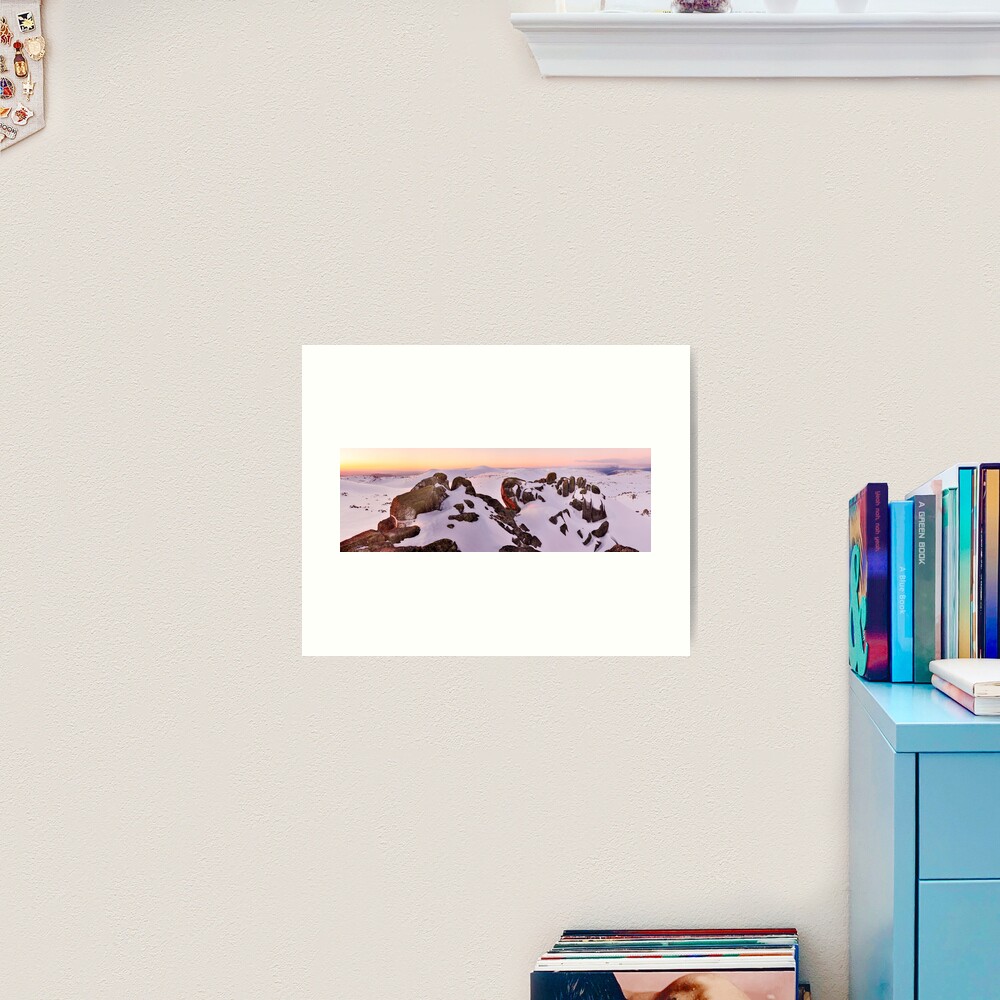Summit from North Rams Head, Mt Kosciuszko, New South Wales, Australia Art Print