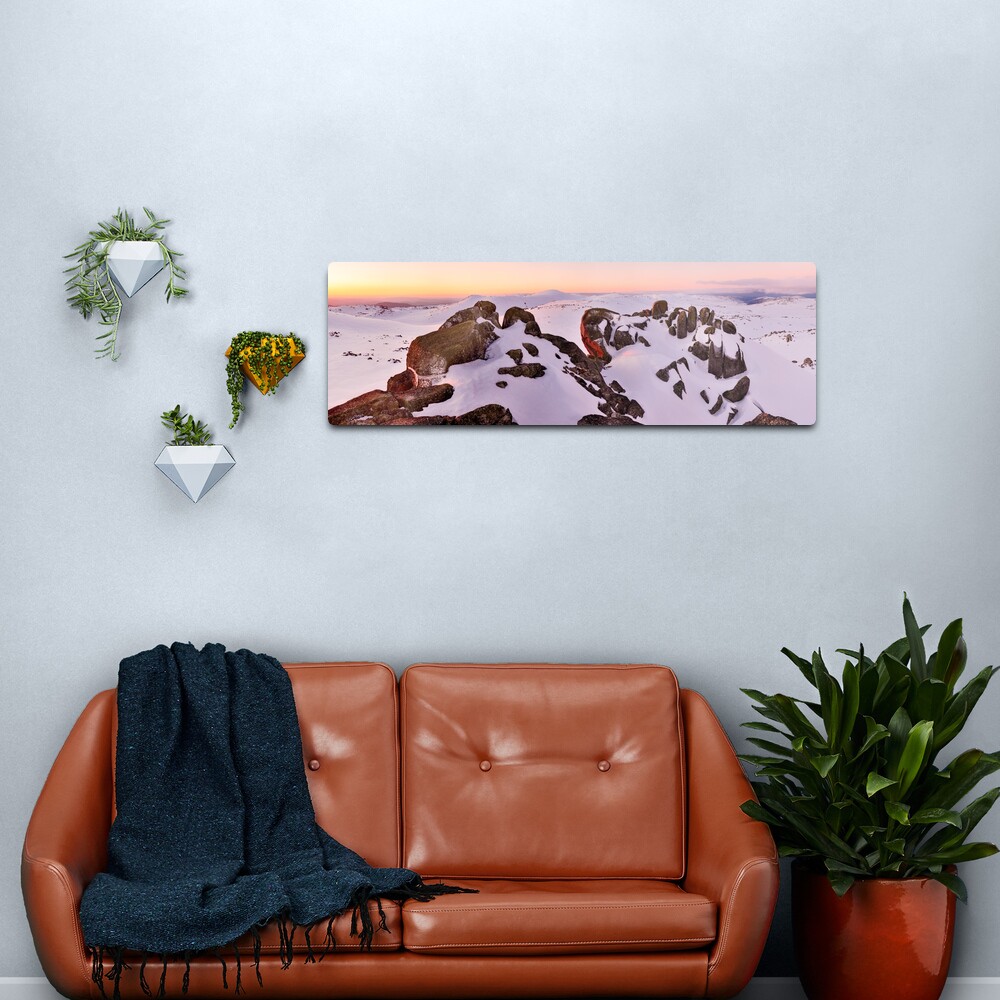 Summit from North Rams Head, Mt Kosciuszko, New South Wales, Australia Metal Print