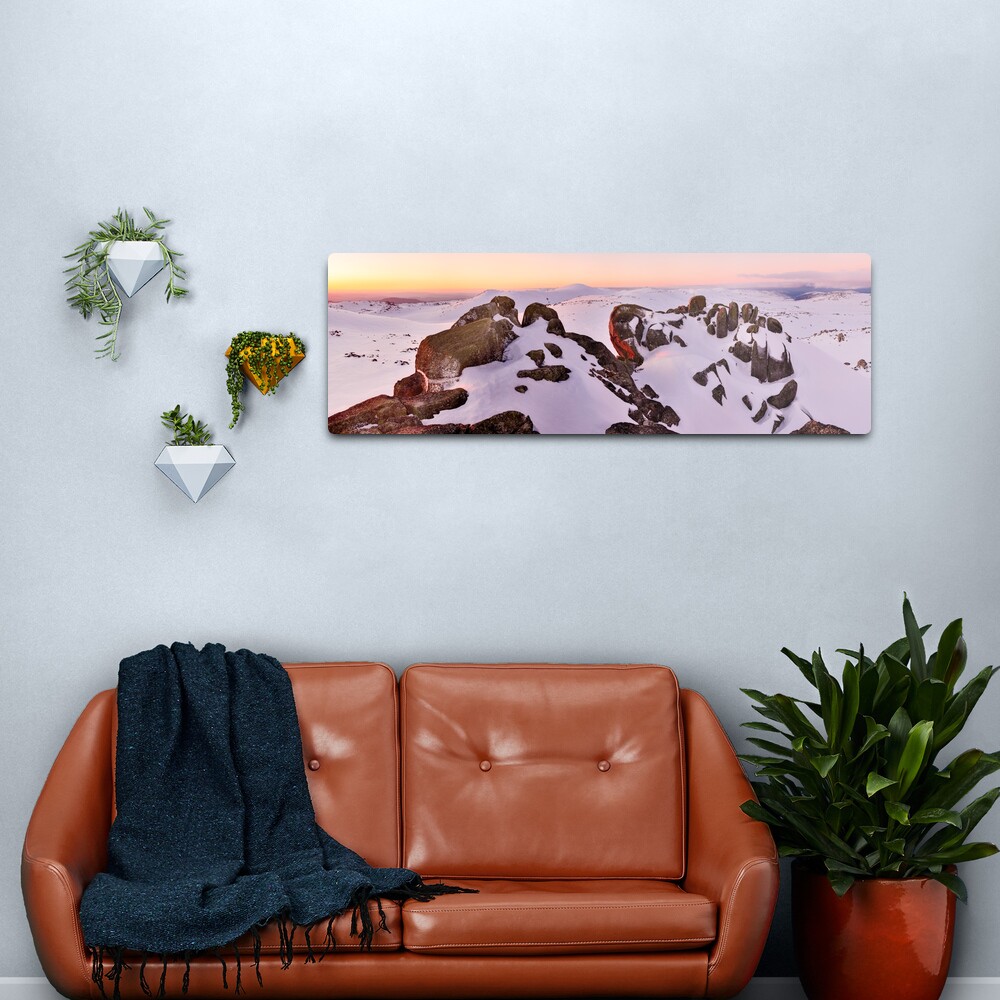Summit from North Rams Head, Mt Kosciuszko, New South Wales, Australia Metal Print