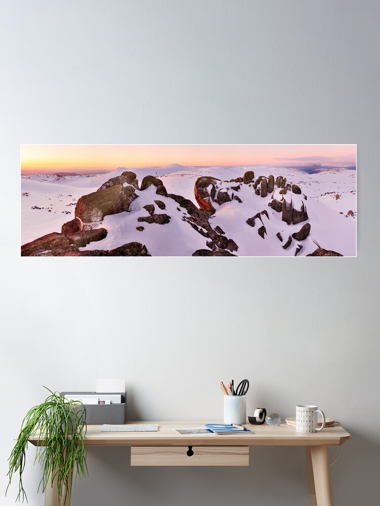 Thumbnail 1 of 3, Poster, Summit from North Rams Head, Mt Kosciuszko, New South Wales, Australia designed and sold by Michael Boniwell.