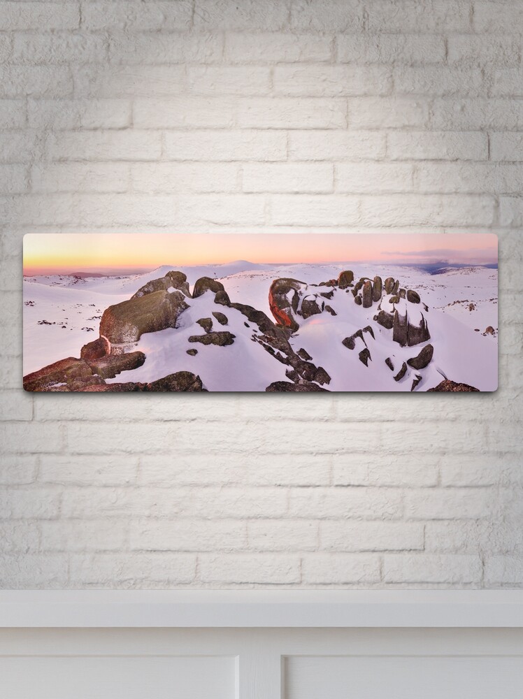 Thumbnail 2 of 4, Metal Print, Summit from North Rams Head, Mt Kosciuszko, New South Wales, Australia designed and sold by Michael Boniwell.