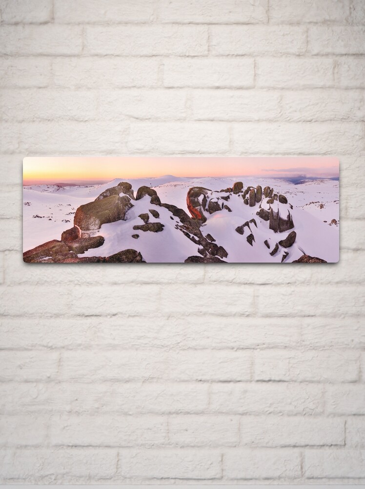 Thumbnail 2 of 4, Metal Print, Summit from North Rams Head, Mt Kosciuszko, New South Wales, Australia designed and sold by Michael Boniwell.