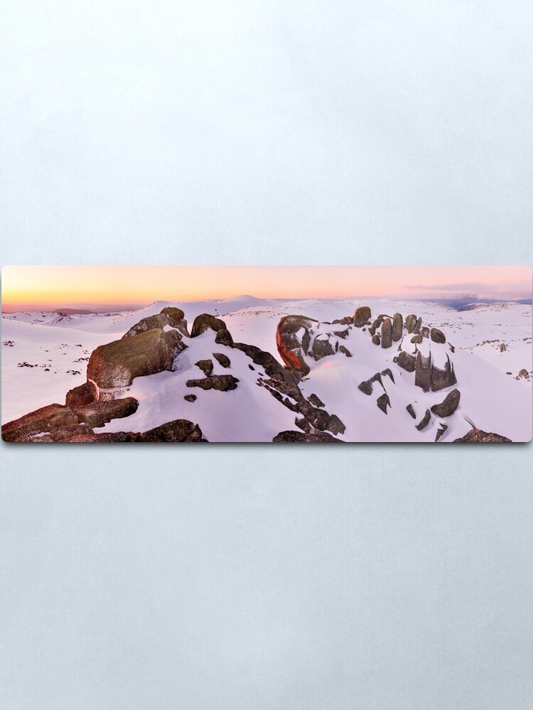 Alternate view of Summit from North Rams Head, Mt Kosciuszko, New South Wales, Australia Metal Print