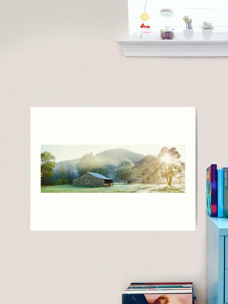 Thumbnail 2 of 3, Art Print, Geehi Hut, Kosciuszko National Park, New South Wales, Australia designed and sold by Chockstone.