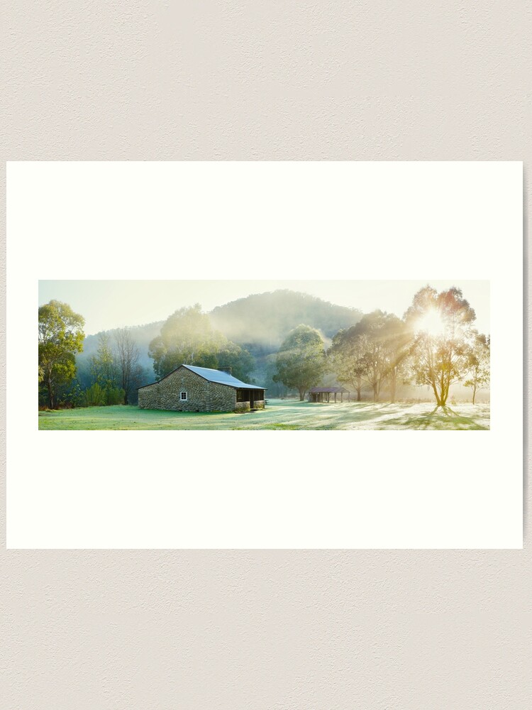 Thumbnail 1 of 3, Art Print, Geehi Hut, Kosciuszko National Park, New South Wales, Australia designed and sold by Chockstone.