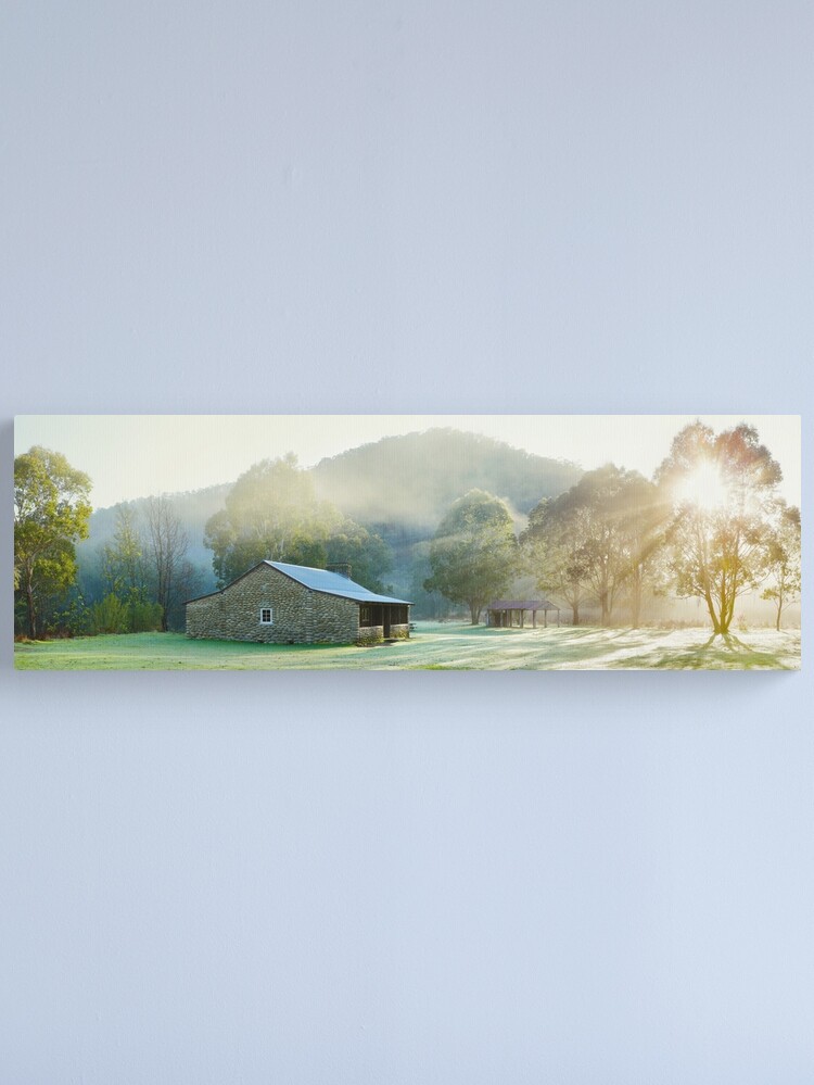 Thumbnail 1 of 3, Canvas Print, Geehi Hut, Kosciuszko National Park, New South Wales, Australia designed and sold by Chockstone.