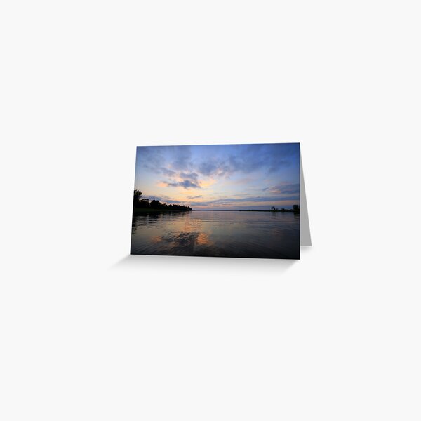 Voyageur Sunset Greeting Card
