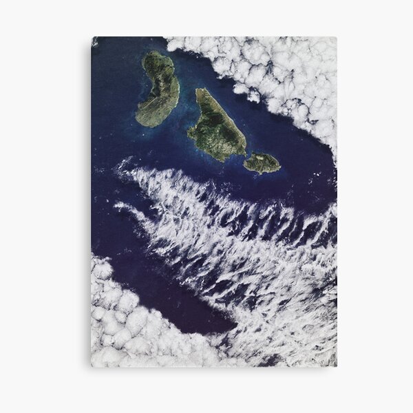 Jurassic Park Satellite Canvas Print